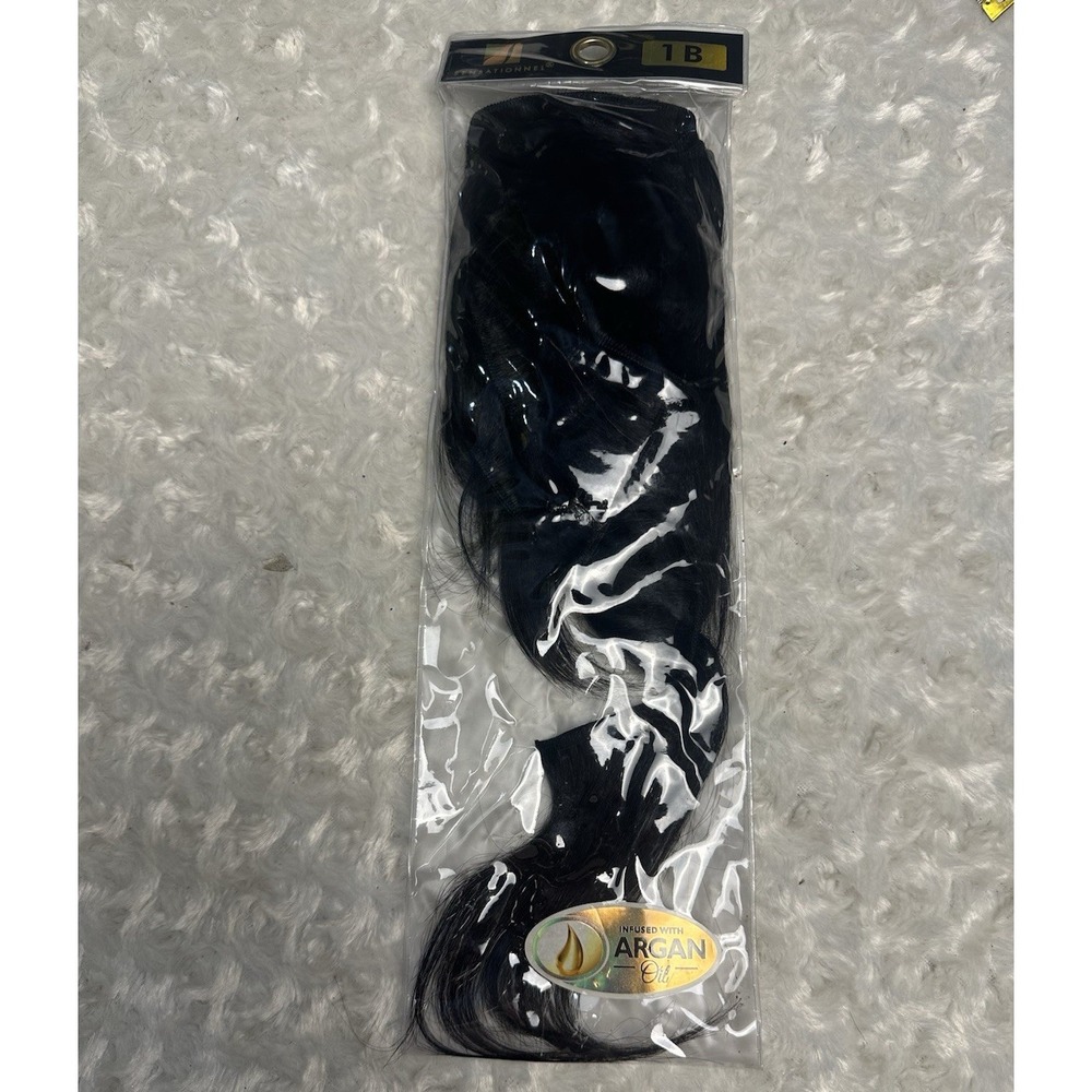 Sensationnel Synthetic Hair Extension Body Wave Wavy 12" 1B Black Argan Oil